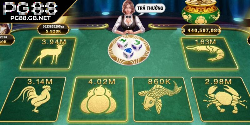 Bầu Cua PG88 - Hướng Dẫn Cách Chơi Và Đặt Cược Tối Ưu 2 Cược ba biểu tượng trong Bầu Cua