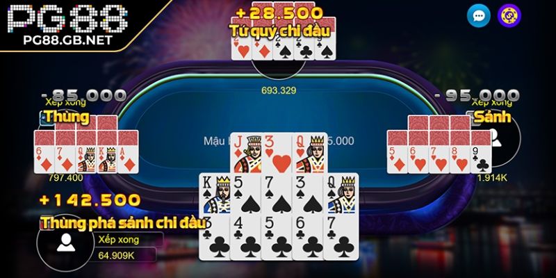 Mậu Binh PG88 - Cách Chơi Và Bí Quyết Sắp Xếp Từ Cao Thủ 2 Các tổ hợp bài trong Mậu Binh PG88 bạn cần biết