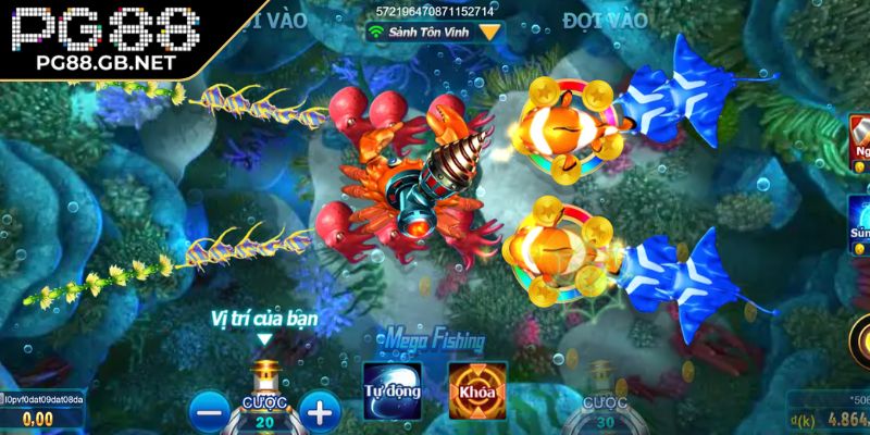 Vương Gia Đánh Cá PG88 - Game Đổi Thưởng Đỉnh Cao 2025 2 Đa dạng vũ khí Vương Gia Đánh Cá PG88